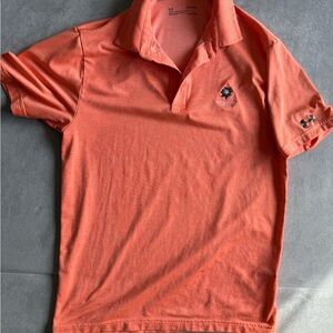 Under Armour Men's Orange Polo Shirt
